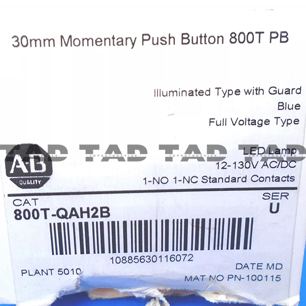 Allen-Bradley 800T-QAH2B