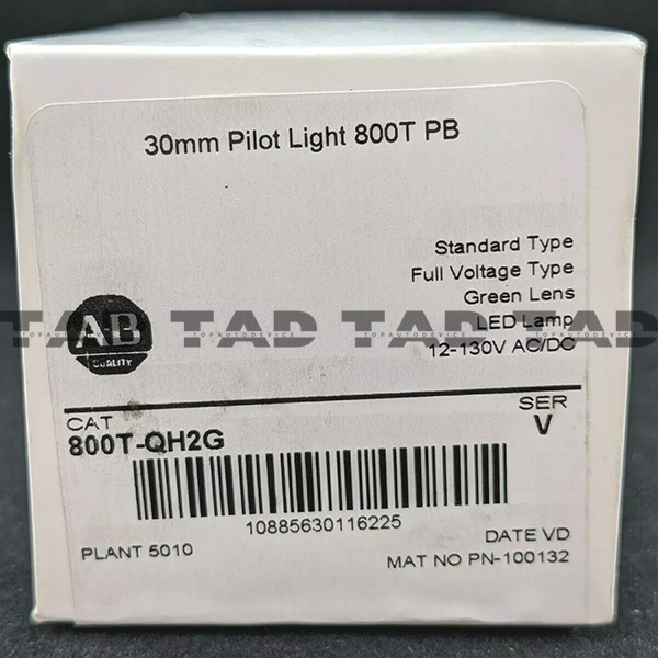 Allen-Bradley 800T-QH2G 30mm Pilot Light 800T PB