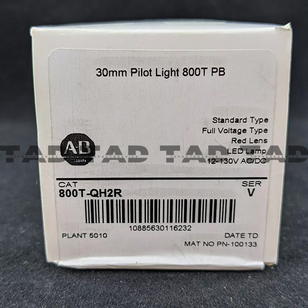 Allen-Bradley 800T-QH2R 30mm Pilot Light 800T