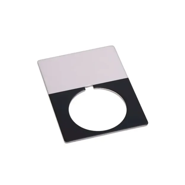 Allen-Bradley 800T-X559J 30mm 800T Grey Blank Jumbo Legend Plate