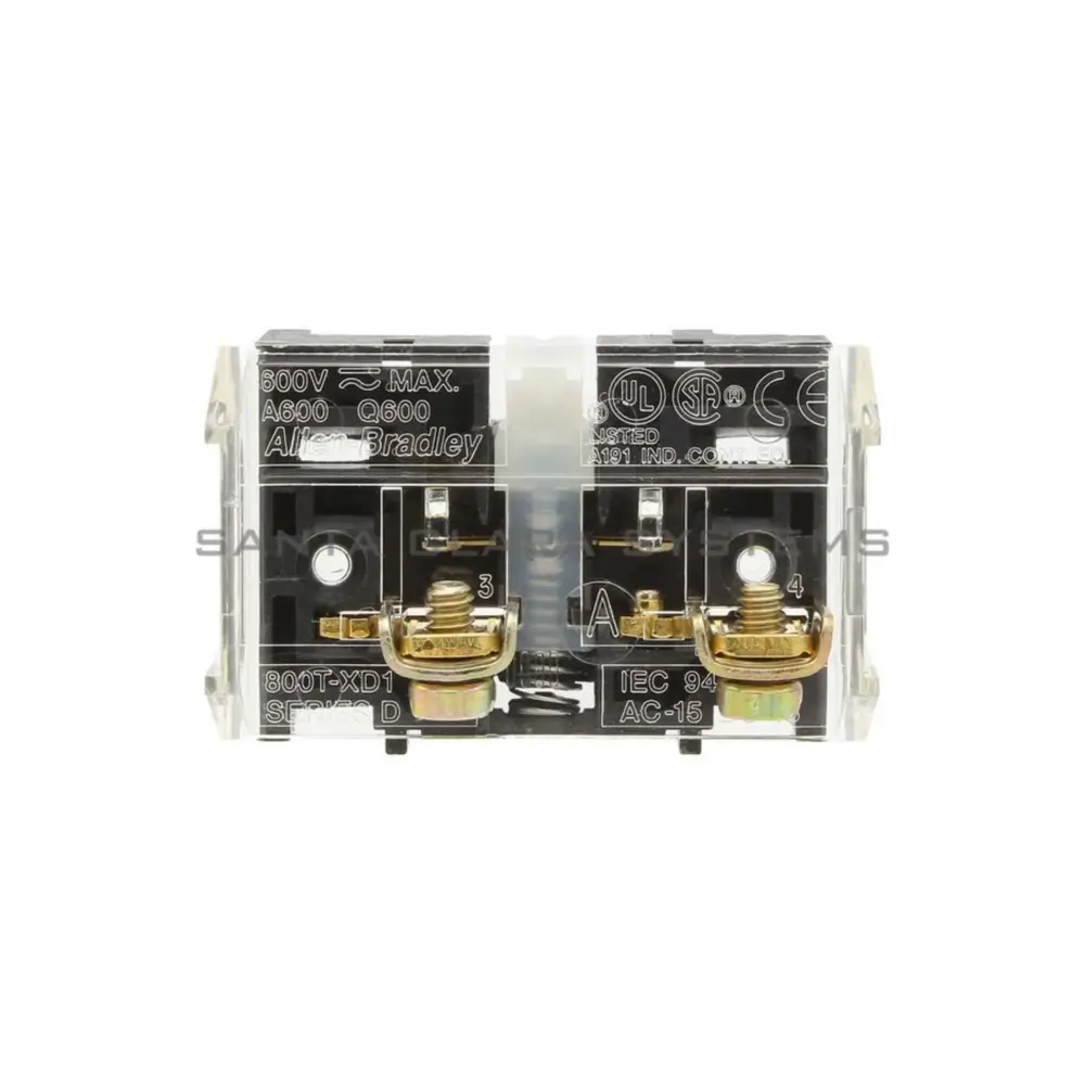 Allen-Bradley 800T-XD1 30mm Contact Block 1-NO 800T PB