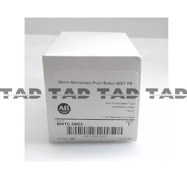 Allen-Bradley 800TC-D9D2 30mm Momentary Push Button 800T PB