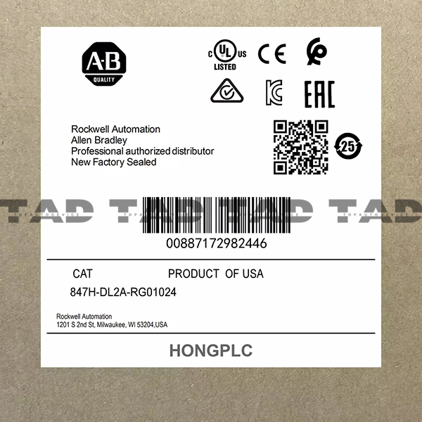 Allen-Bradley 847H-DL2A-RG01024 Incremental Encoder