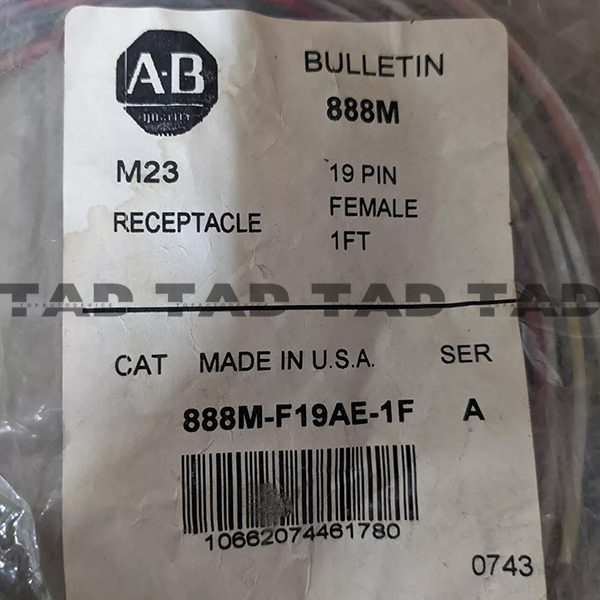Allen-Bradley 888M-F19AE-1F RECEPTACLE, M23