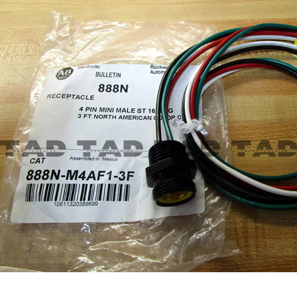Allen-Bradley 888N-M4AF1-3F Mini Receptacle