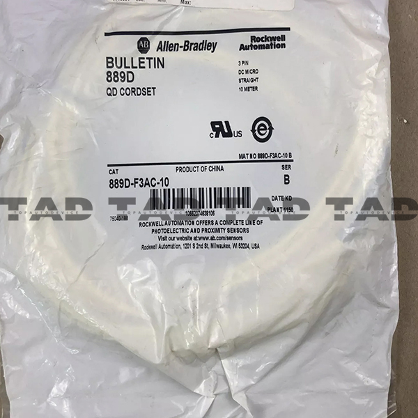 Allen-Bradley 889D-F3AC-10 889 DC Micro Cable