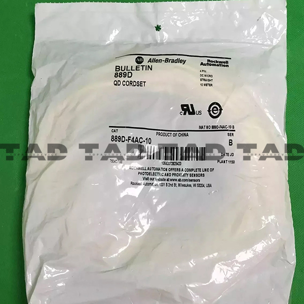 Allen-Bradley 889D-F4AC-10 889 DC Micro Cable