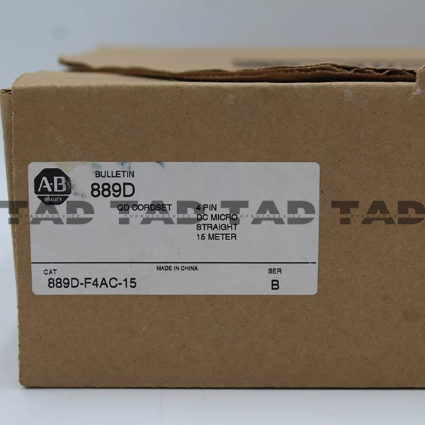 Allen-Bradley 889D-F4AC-15 889 DC Micro Cable