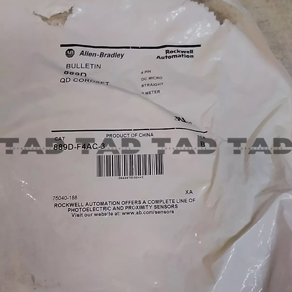 Allen-Bradley 889D-F4AC-3 889 DC Micro Cable