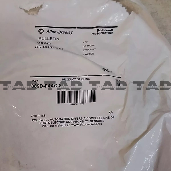 Allen-Bradley 889D-F4AC-3 889 DC Micro Cable