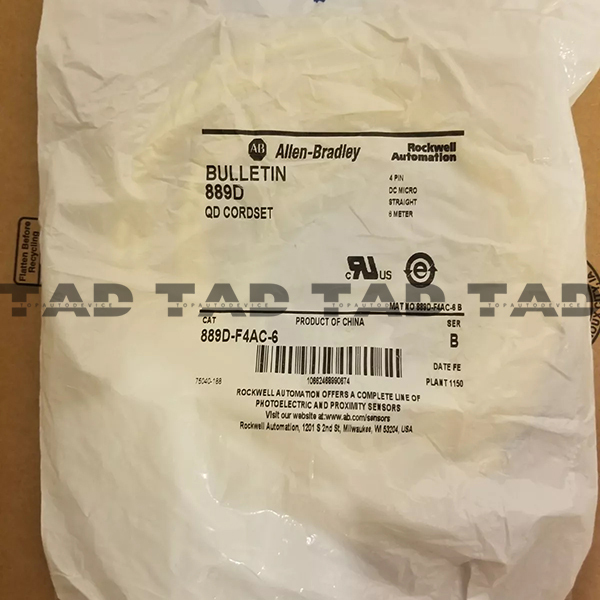 Allen-Bradley 889D-F4AC-6 889 DC Micro Cable
