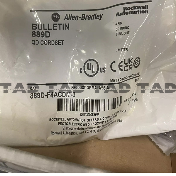 Allen-Bradley 889D-F4ACDM-3 889 DC Micro Cable