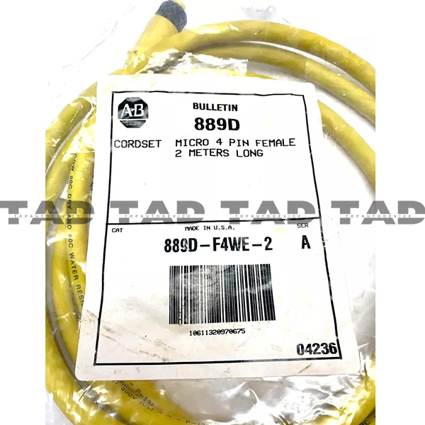 Allen-Bradley 889D-F4WE-2 889 DC Micro Cable