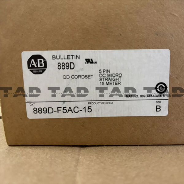 Allen-Bradley 889D-F5AC-15 889 DC Micro Cable