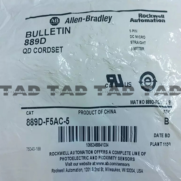 Allen-Bradley 889D-F5AC-5 889 DC Micro Cable