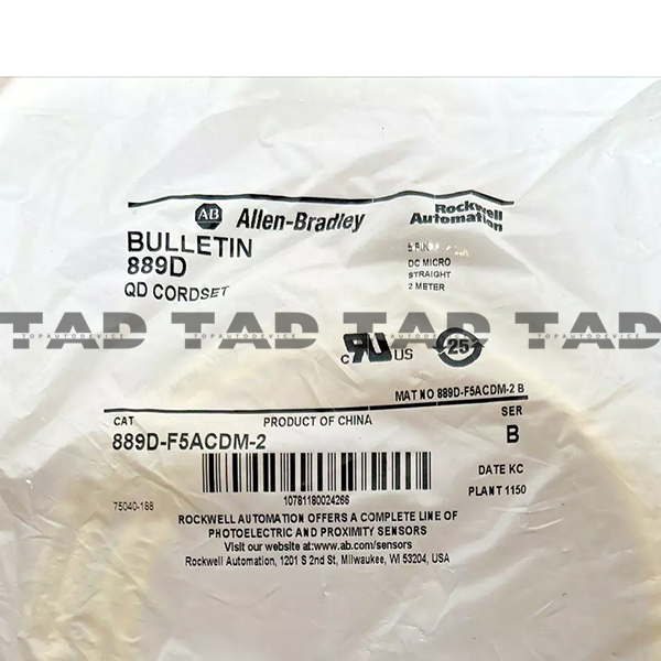 Allen-Bradley 889D-F5ACDM-2 889 DC Micro Cable
