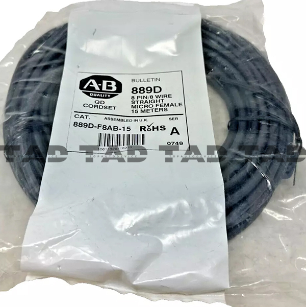 Allen-Bradley 889D-F8AB-15 889 DC Micro Cable