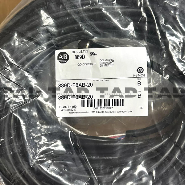 Allen-Bradley 889D-F8AB-20 889 DC Micro Cable