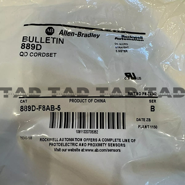 Allen-Bradley 889D-F8AB-5 889 DC Micro Cable