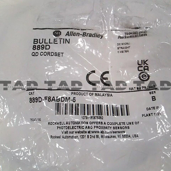 Allen-Bradley 889D-F8ABDM-5 889 DC Micro Cable