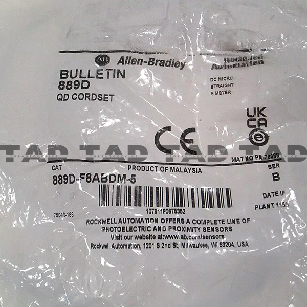 Allen-Bradley 889D-F8ABDM-5 889 DC Micro Cable