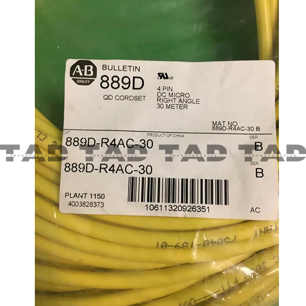 Allen-Bradley 889D-R4AC-30 889 DC Micro Cable