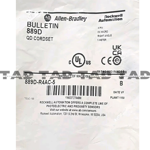 Allen-Bradley 889D-R4AC-5 889 DC Micro Cable