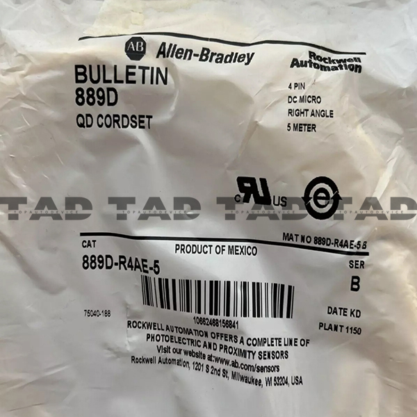 Allen-Bradley 889D-R4AE-5 889 DC Micro Cable
