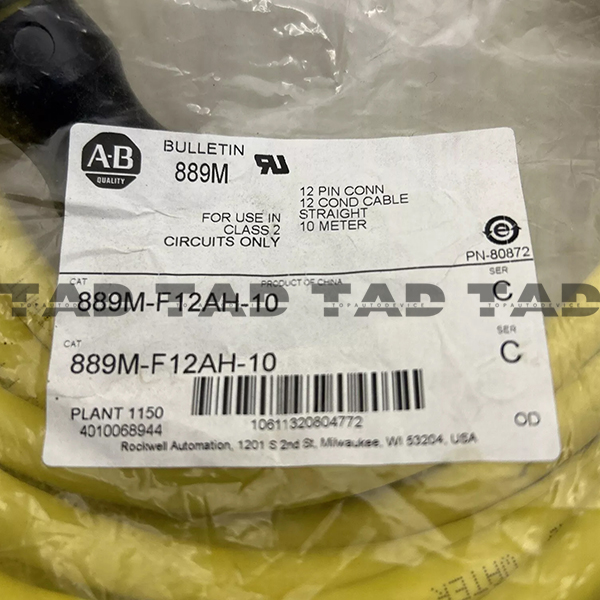 Allen-Bradley 889M-F12AH-10 889 M23 Cable