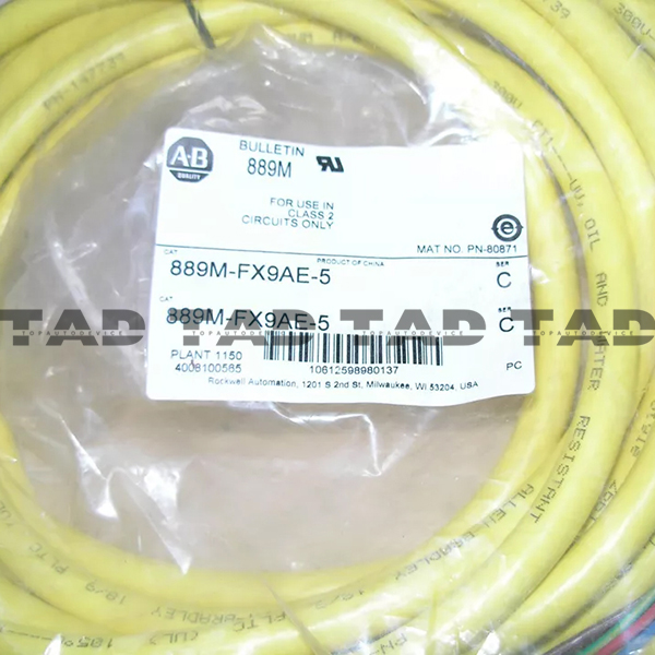 Allen-Bradley 889M-FX9AE-5 889 M23 Cable