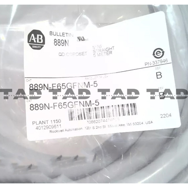 Allen-Bradley 889N-F65GFNM-5 889 Mini Cable