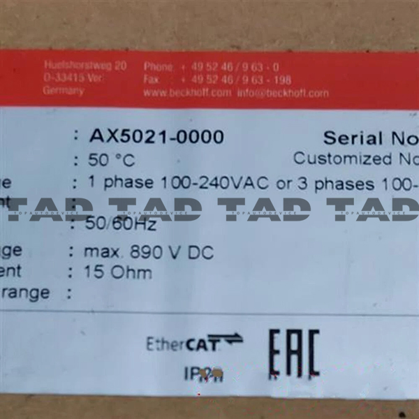 BECKHOFF AX5021-0000