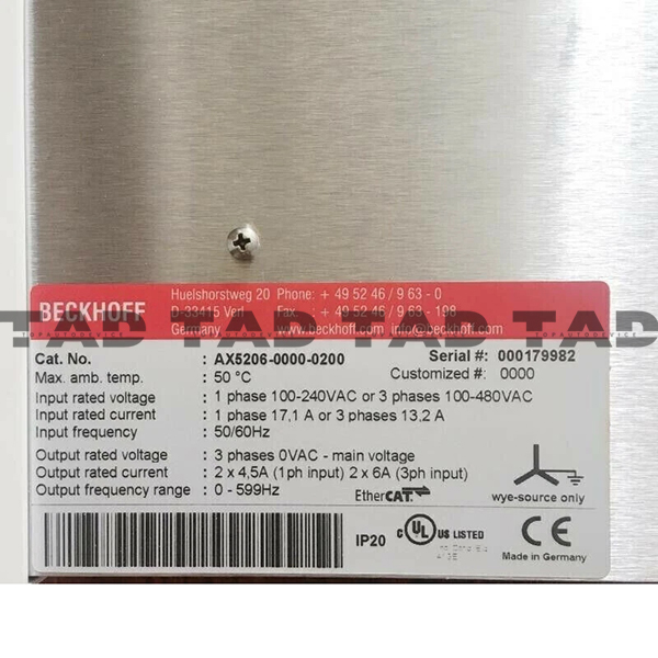 BECKHOFF AX5206-0000-0200