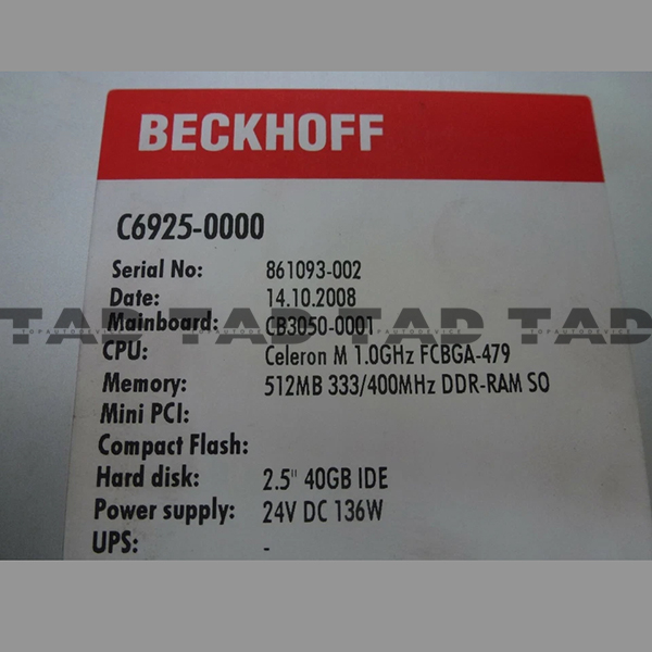 BECKHOFF C6925-0000