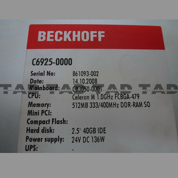 BECKHOFF C6925-0000