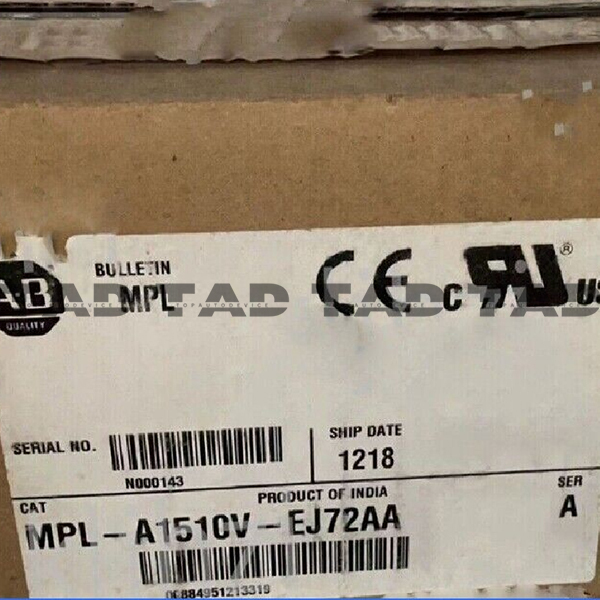 Allen-Bradley MPL-A1510V-EJ72AA MP-Series MPL 240V AC Rotary Servo Motor