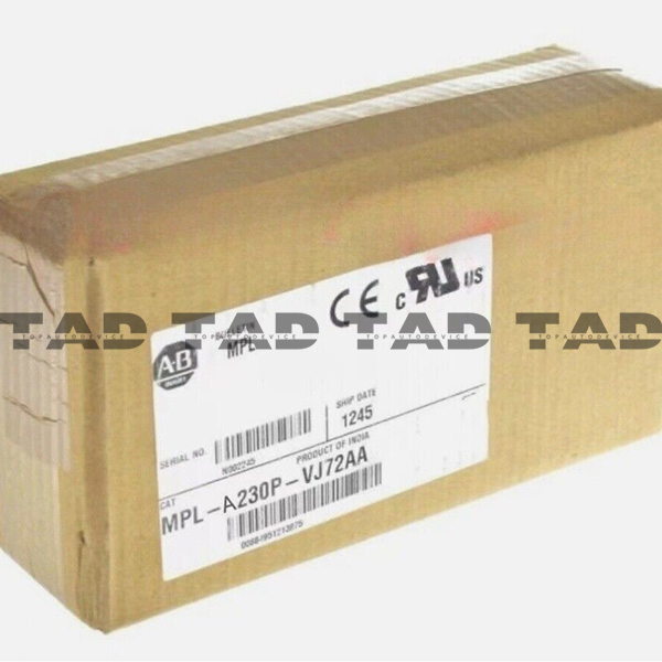 Allen-Bradley MPL-A230P-VJ72AA MP-Series MPL 240V AC Rotary Servo Motor