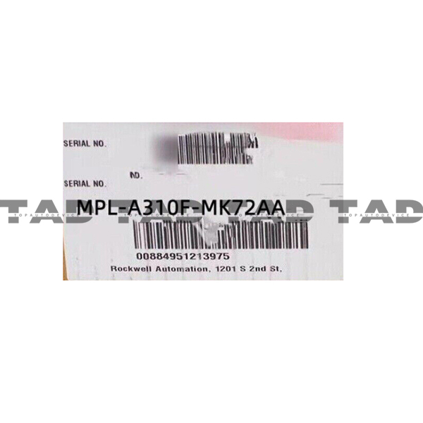 Allen-Bradley MPL-A310F-MK72AA MP-Series MPL 240V AC Rotary Servo Motor