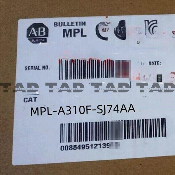 Allen-Bradley MPL-A310F-SJ74AA MP-Series MPL 240V AC Rotary Servo Motor