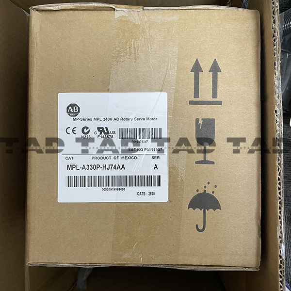 Allen-Bradley MPL-A330P-HJ74AA MP-Series MPL 240V AC Rotary Servo Motor