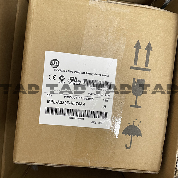 Allen-Bradley MPL-A330P-HJ74AA MP-Series MPL 240V AC Rotary Servo Motor