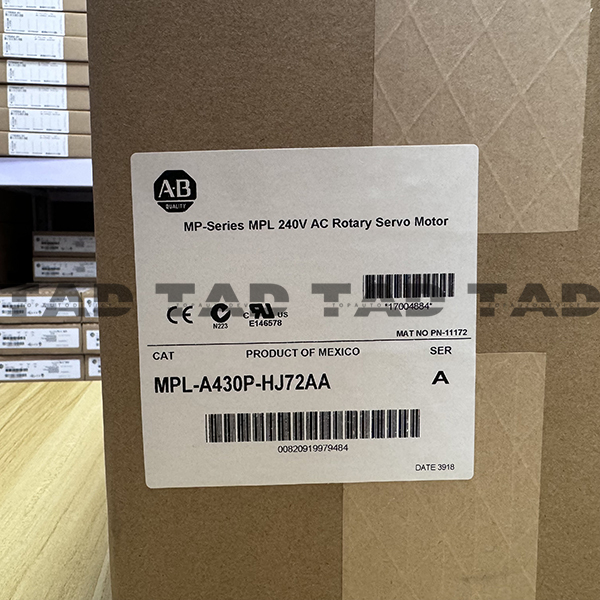 Allen-Bradley MPL-A430P-HJ72AA MP-Series MPL 240V AC Rotary Servo Motor