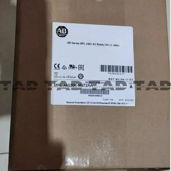 Allen-Bradley MPL-A4530K-MJ72AA MP-Series MPL 240V AC Rotary Servo Motor