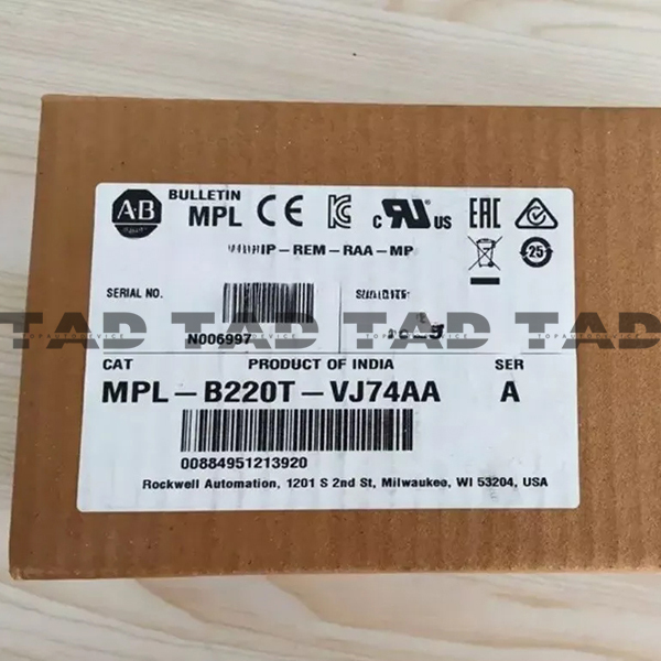 Allen-Bradley MPL-B220T-VJ74AA Best Selling MP-Series MPL 480V AC Rotary Servo Motor