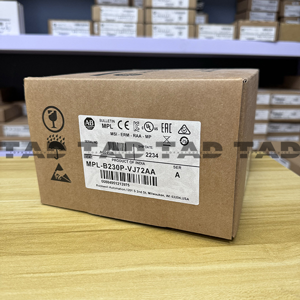 Allen-Bradley MPL-B230P-VJ72AA MP-Series MPL 480V AC Rotary Servo Motor