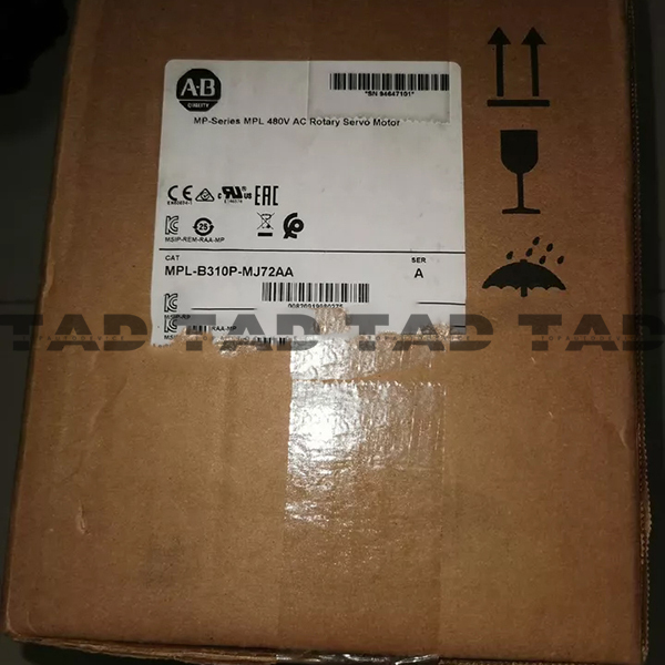 Allen-Bradley MPL-B310P-MJ72AA MP-Series MPL 480V AC Rotary Servo Motor