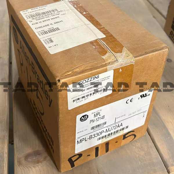 Allen-Bradley MPL-B330P-MJ72AA MP-Series MPL 480V AC Rotary Servo Motor