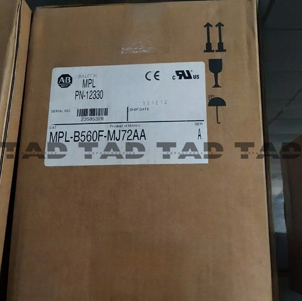 Allen-Bradley MPL-B560F-MJ72AA MP-Series MPL 480V AC Rotary Servo Motor