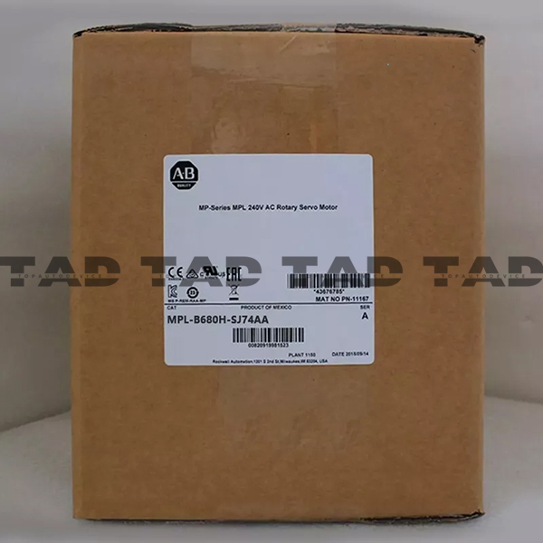Allen-Bradley MPL-B680H-SJ74AA MP-Series MPL 480V Rotary Servo Motor