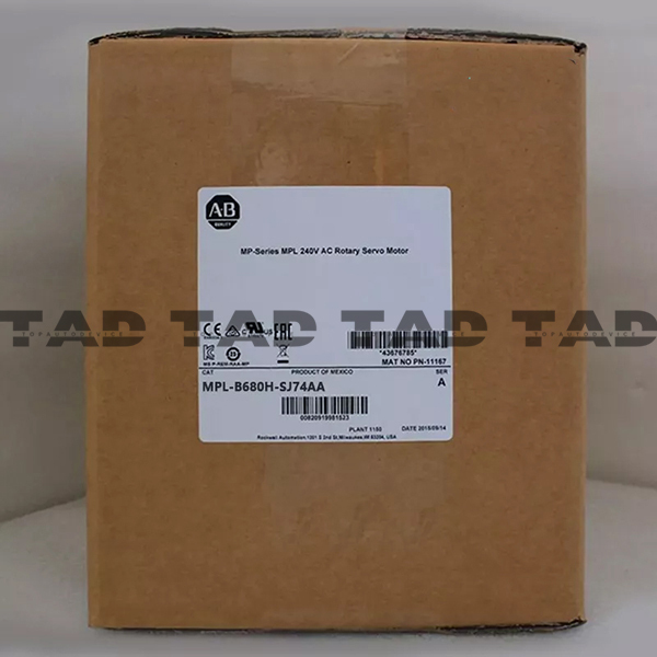 Allen-Bradley MPL-B680H-SJ74AA MP-Series MPL 480V Rotary Servo Motor